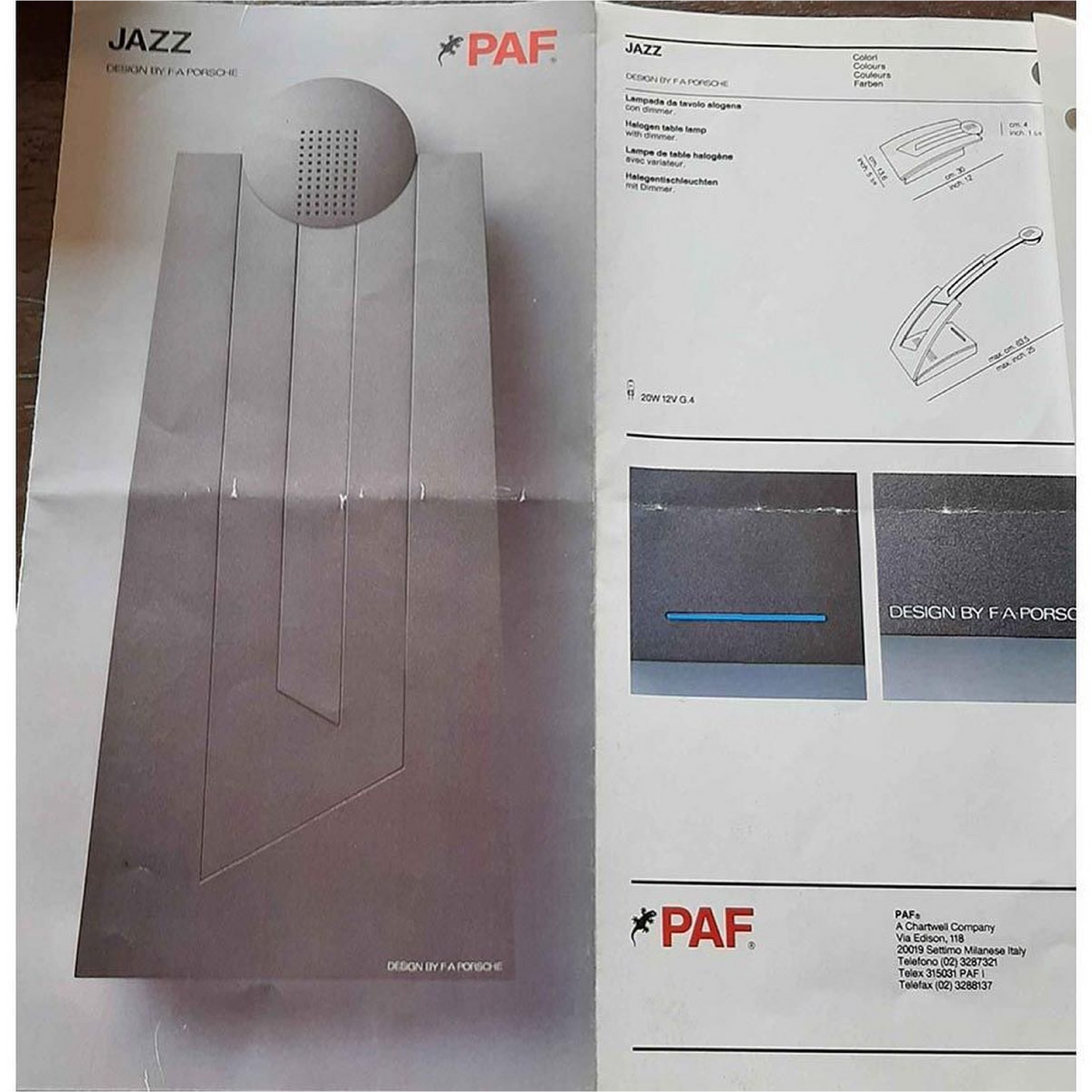 PAF Jazz Table Lamp